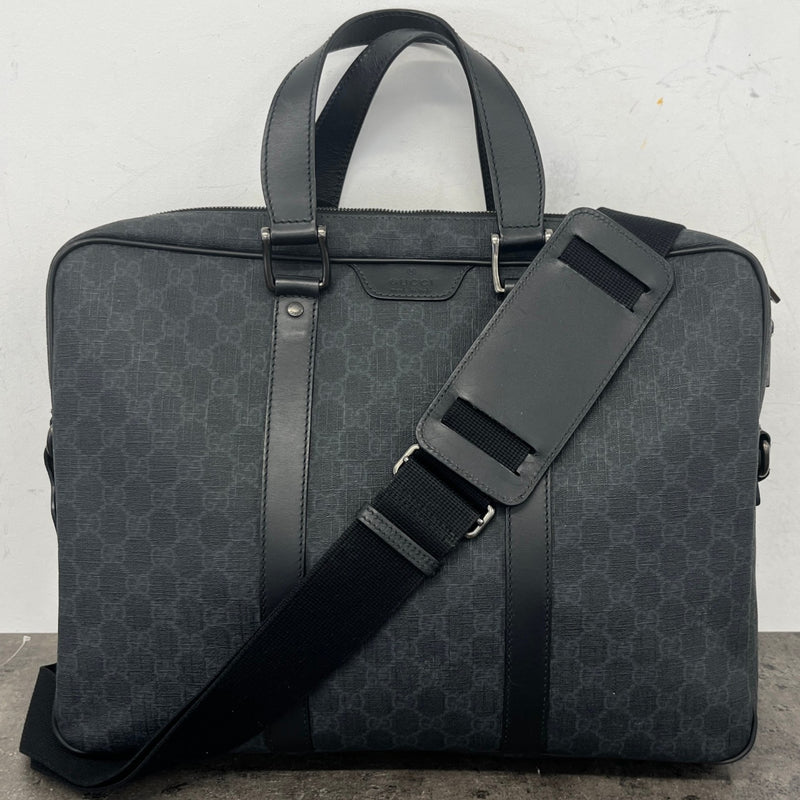 Men's GG Supreme Briefcase Black