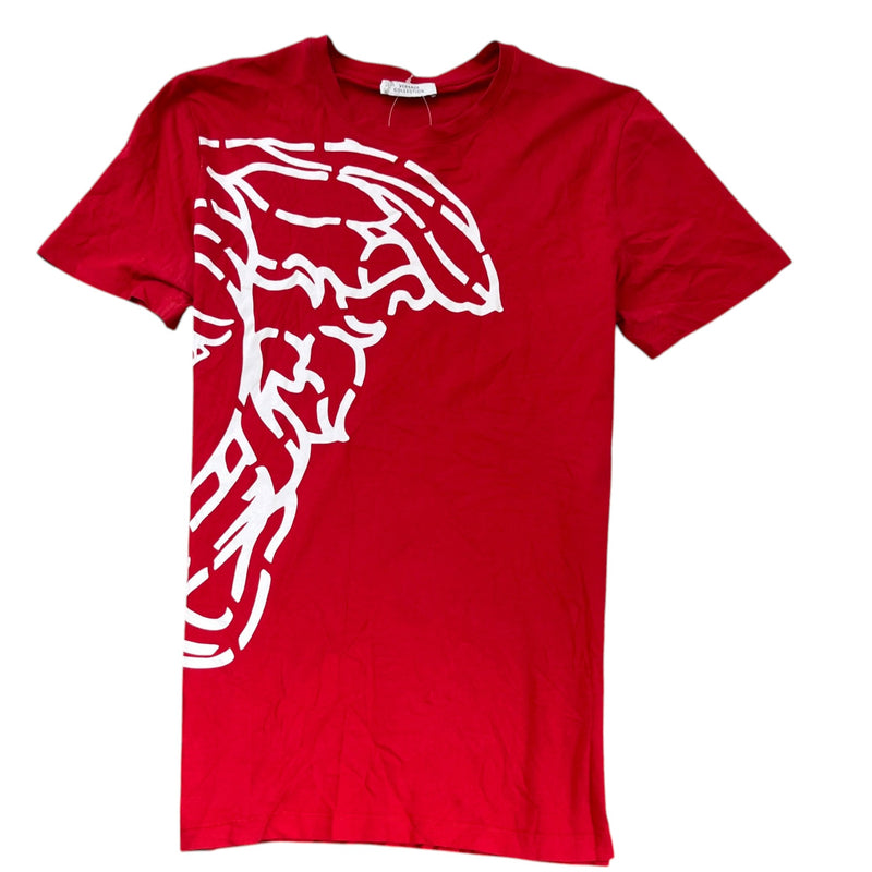 Men's Logo Print T-Shirt Red Size L