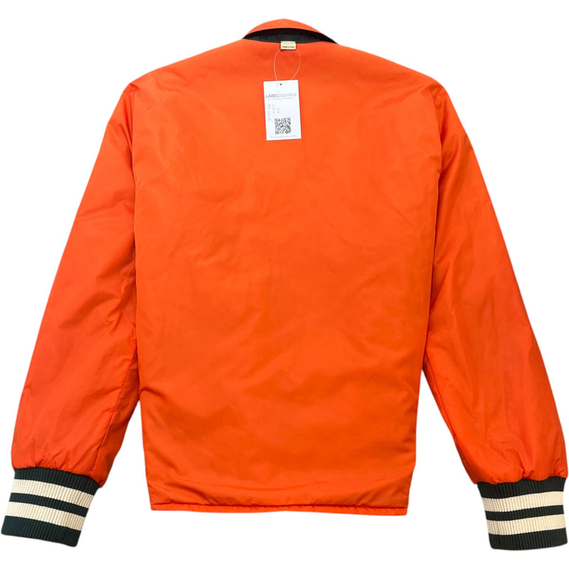 Men's Gg Supreme Reversible Bomber Jacket Green Size IT 44 / XS