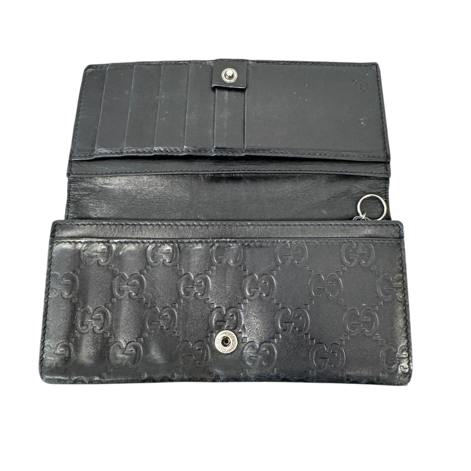 Women's Gg Supreme Wallet Black - Photo 8