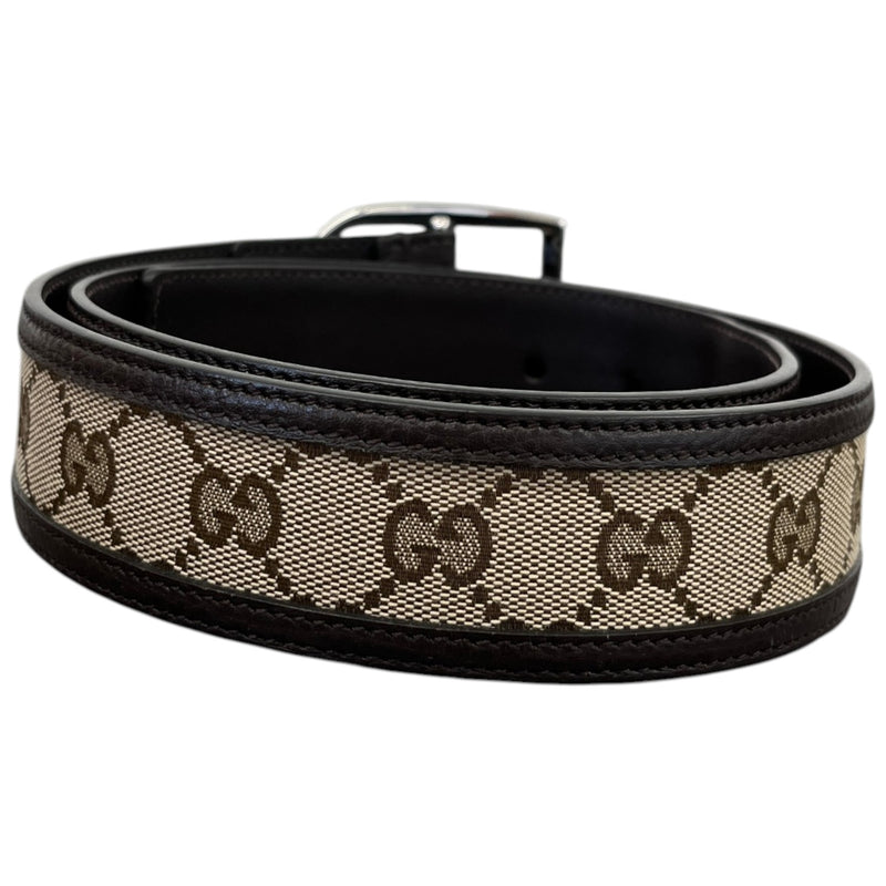 Men's Gg Supreme Belt Brown Size Waist 28"