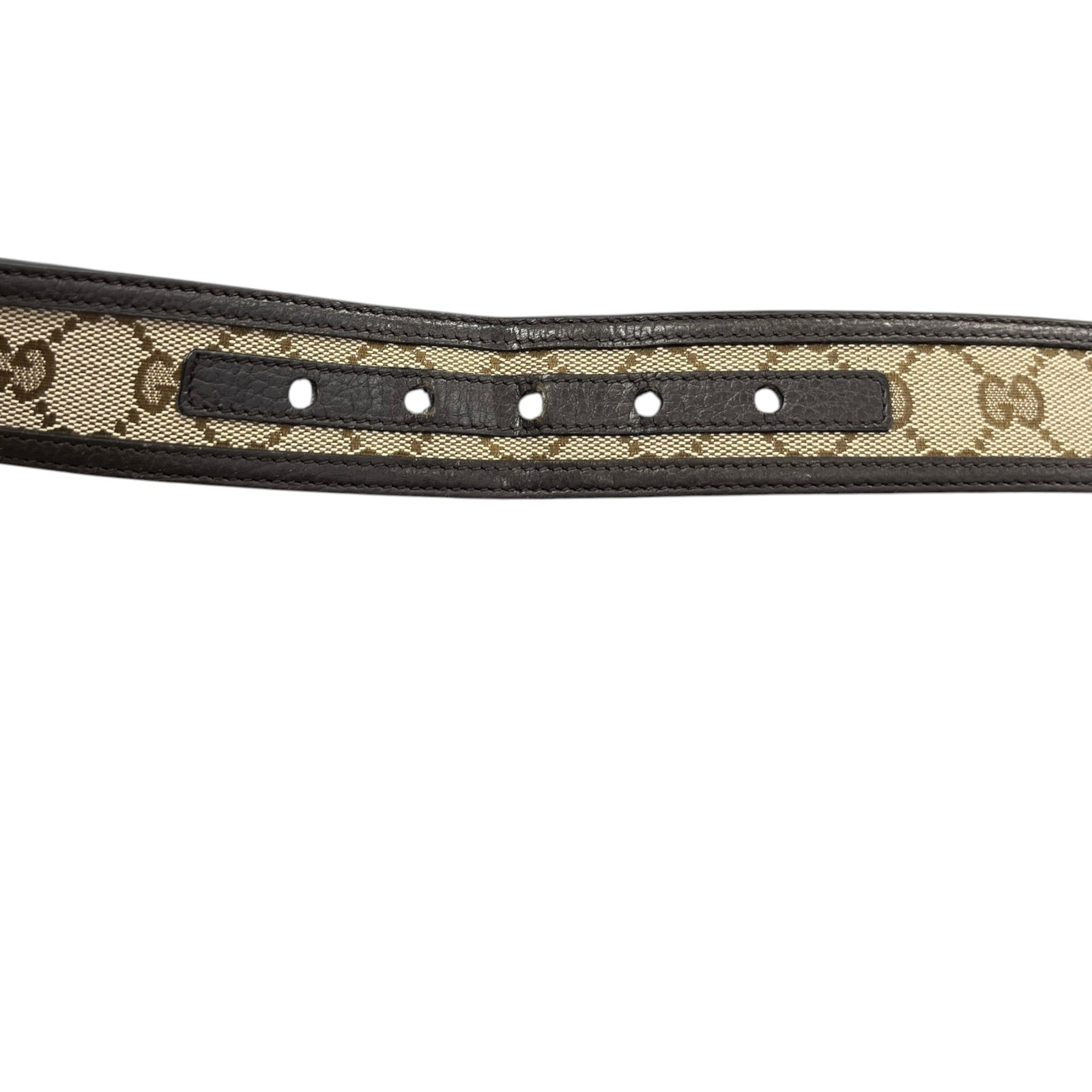 Men's Gg Supreme Belt Brown Size Waist 28" - Photo 6