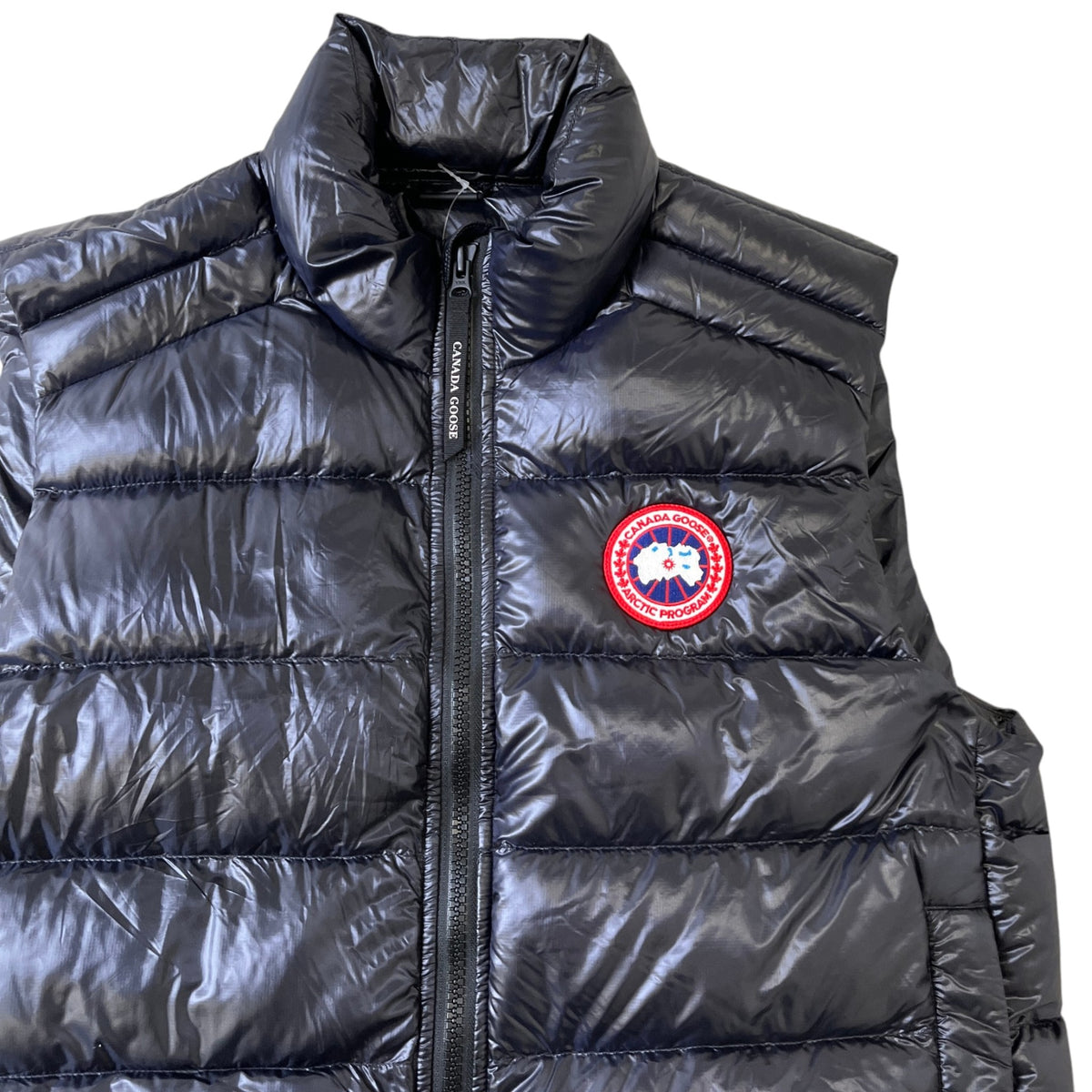 Men's Crofton Down Vest Gilet Black Size L - Photo 7