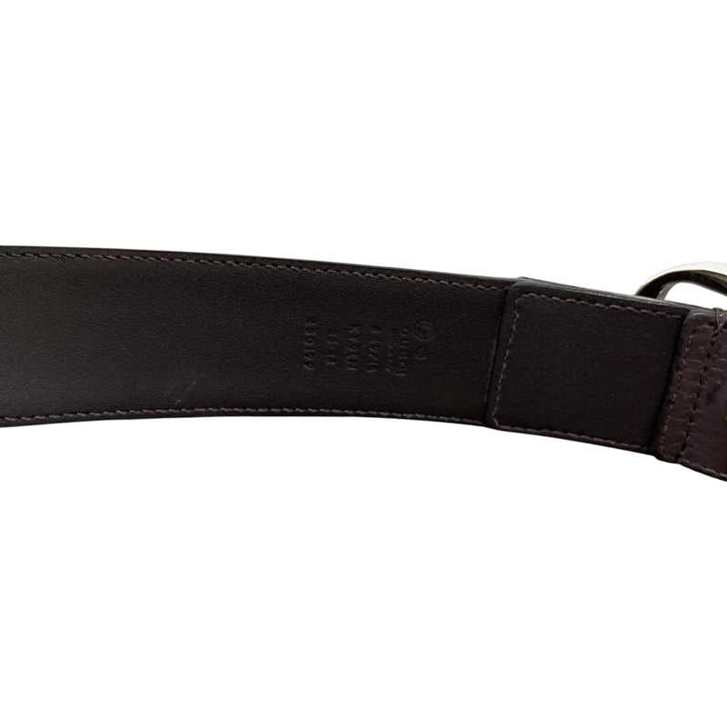Men's Gg Supreme Belt Brown Size Waist 28"