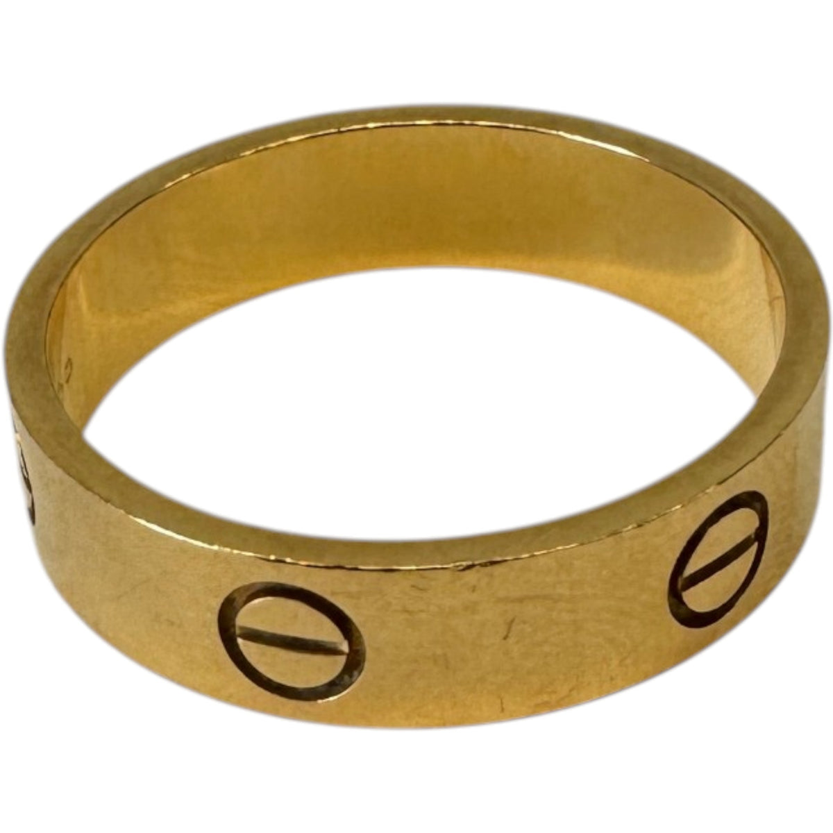 Men's 18K Yellow Gold Love Classic Size 64 Ring Gold Size V - Photo 4