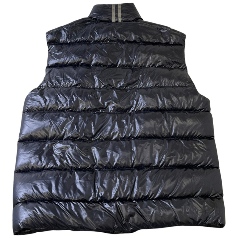Men's Crofton Down Vest Gilet Black Size L