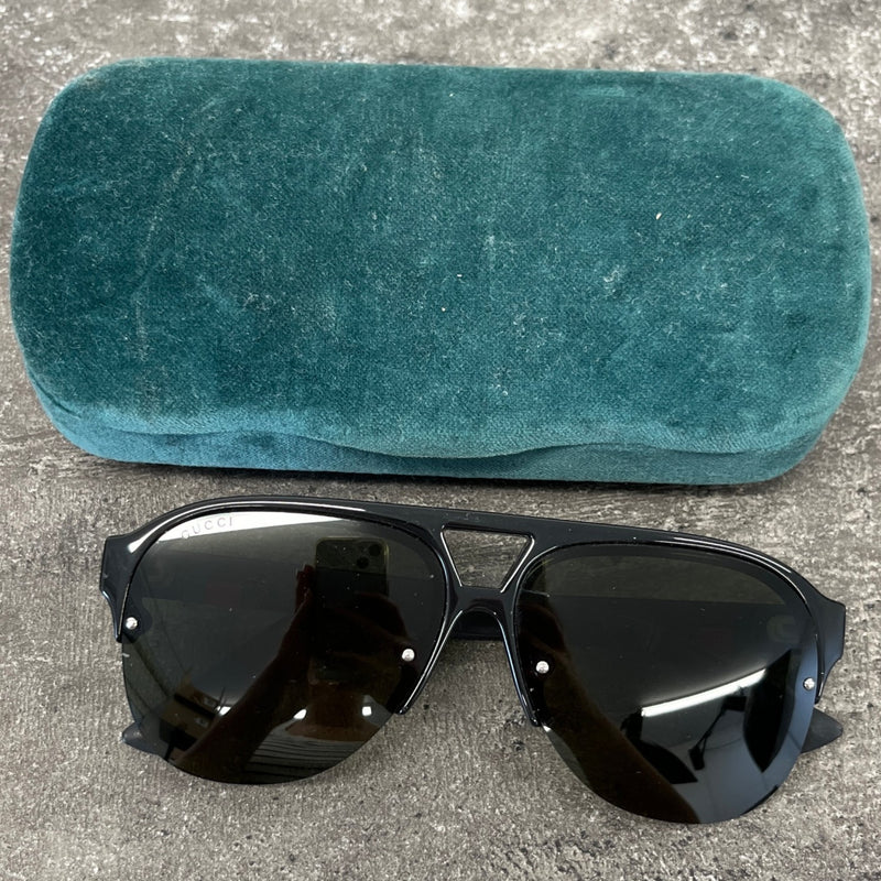 Men's Gg0171S 002 Sunglasses Black
