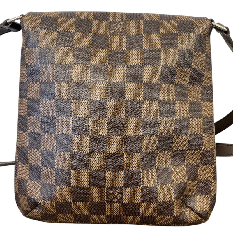Women's Damier Ebene Musette Salsa Handbag Brown