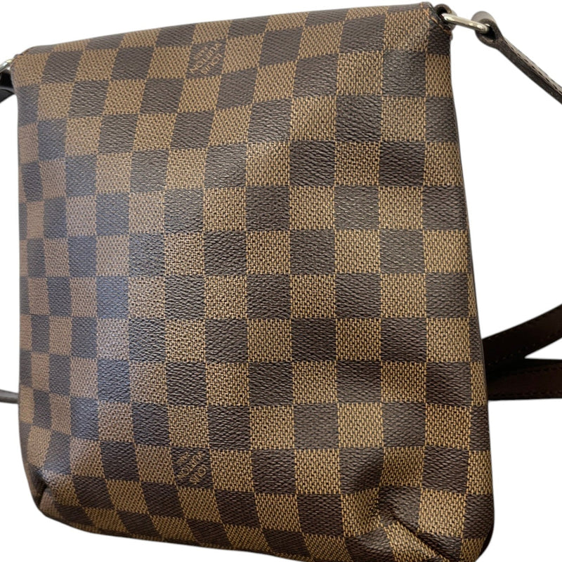 Women's Damier Ebene Musette Salsa Handbag Brown