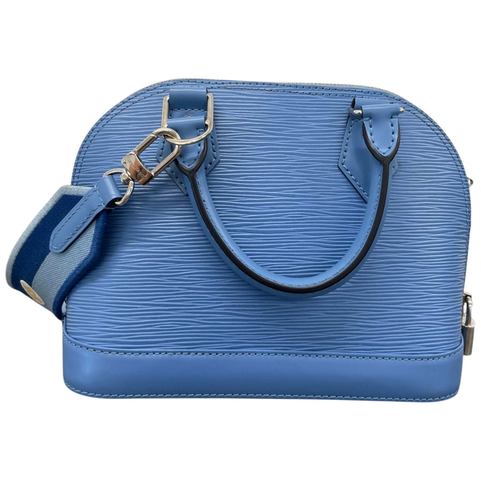 Women's Epi Leather Alma BB Bag Blue - Photo 3