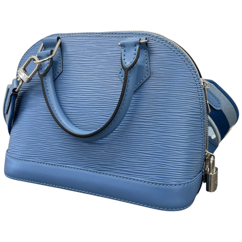 Women's Epi Leather Alma BB Bag Blue