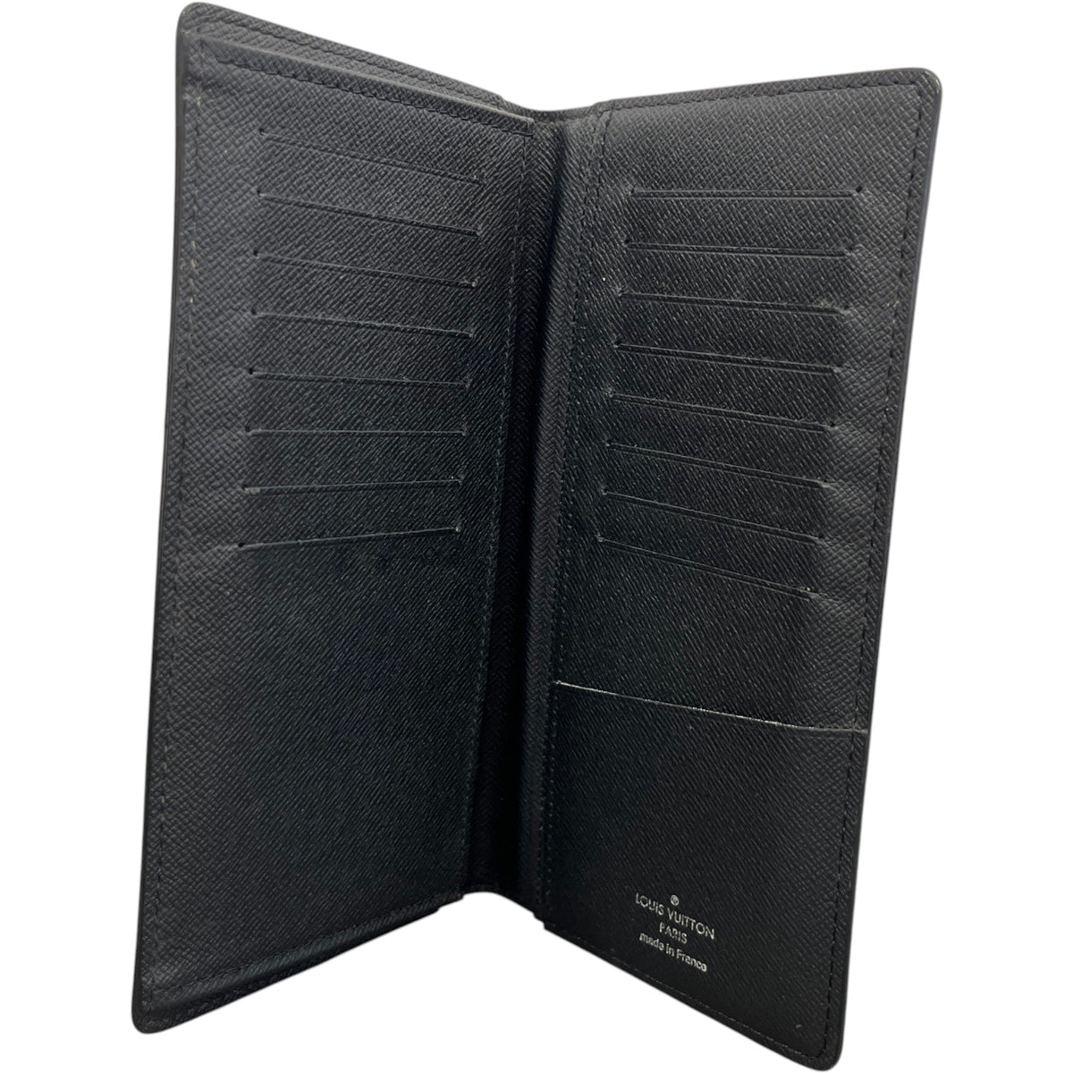 Men's Damier Graphite Brazza Wallet Black - Photo 8