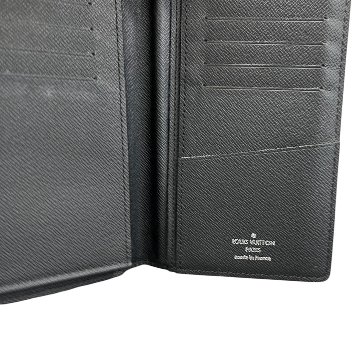 Men's Damier Graphite Brazza Wallet Black - Photo 9