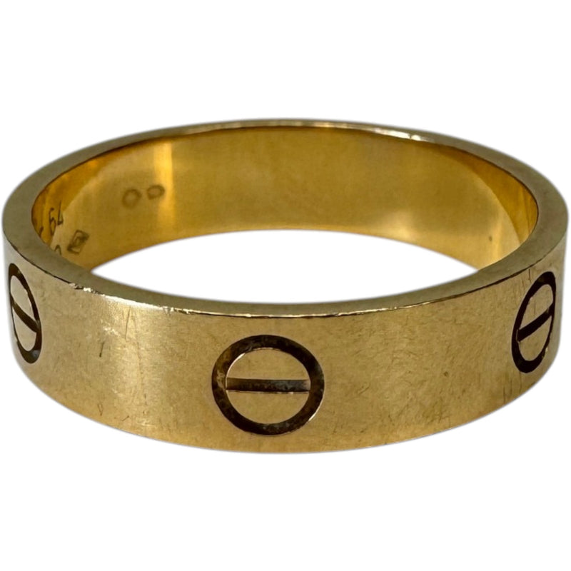 Men's 18K Yellow Gold Love Classic Size 64 Ring Gold Size V