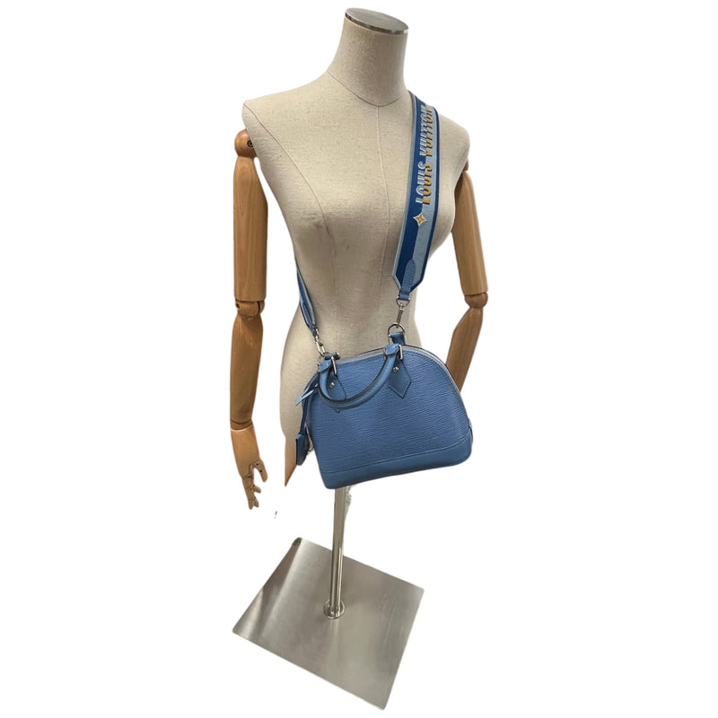Women's Epi Leather Alma BB Bag Blue