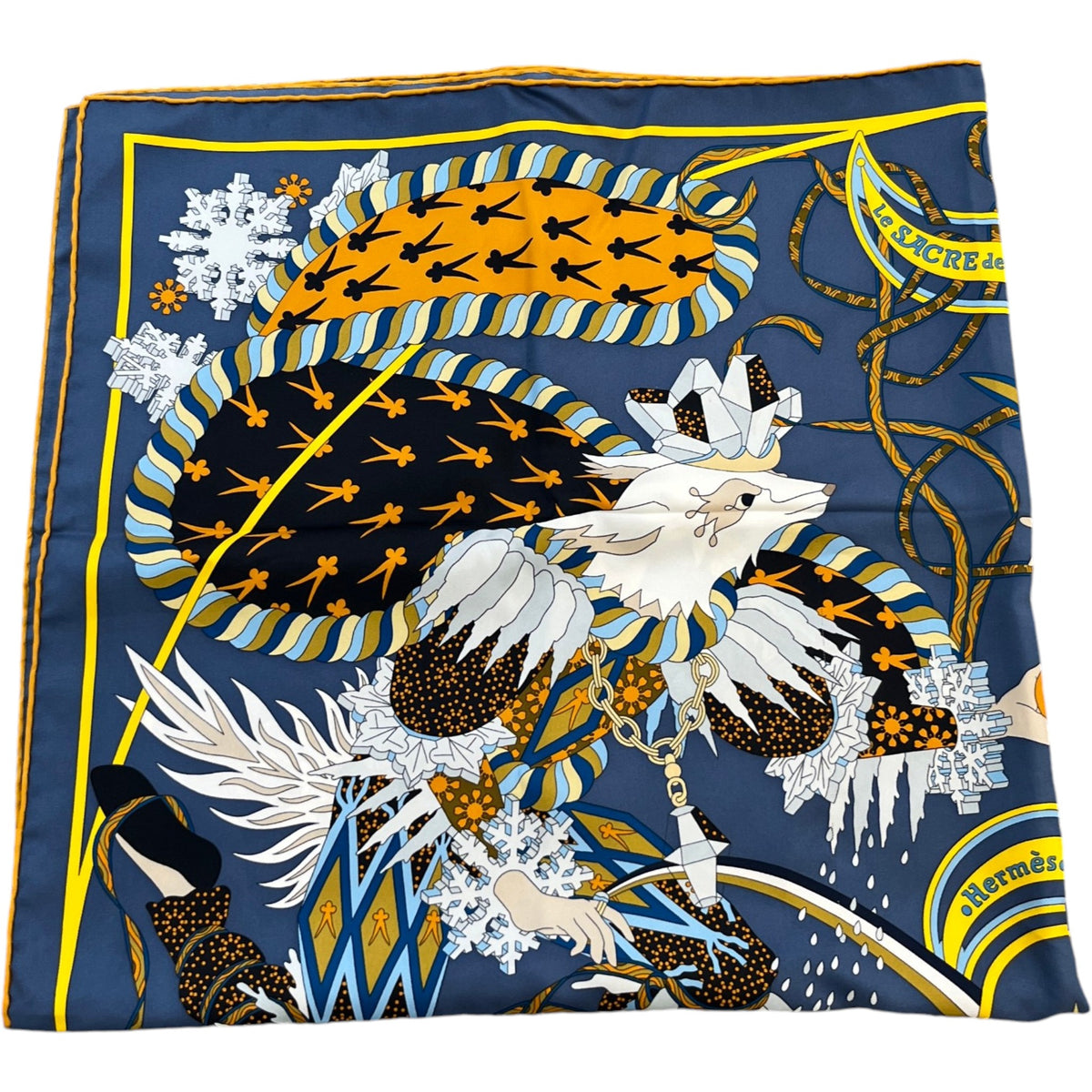 Women's Le Sacre Des Saisons Scarf Blue - Photo 2