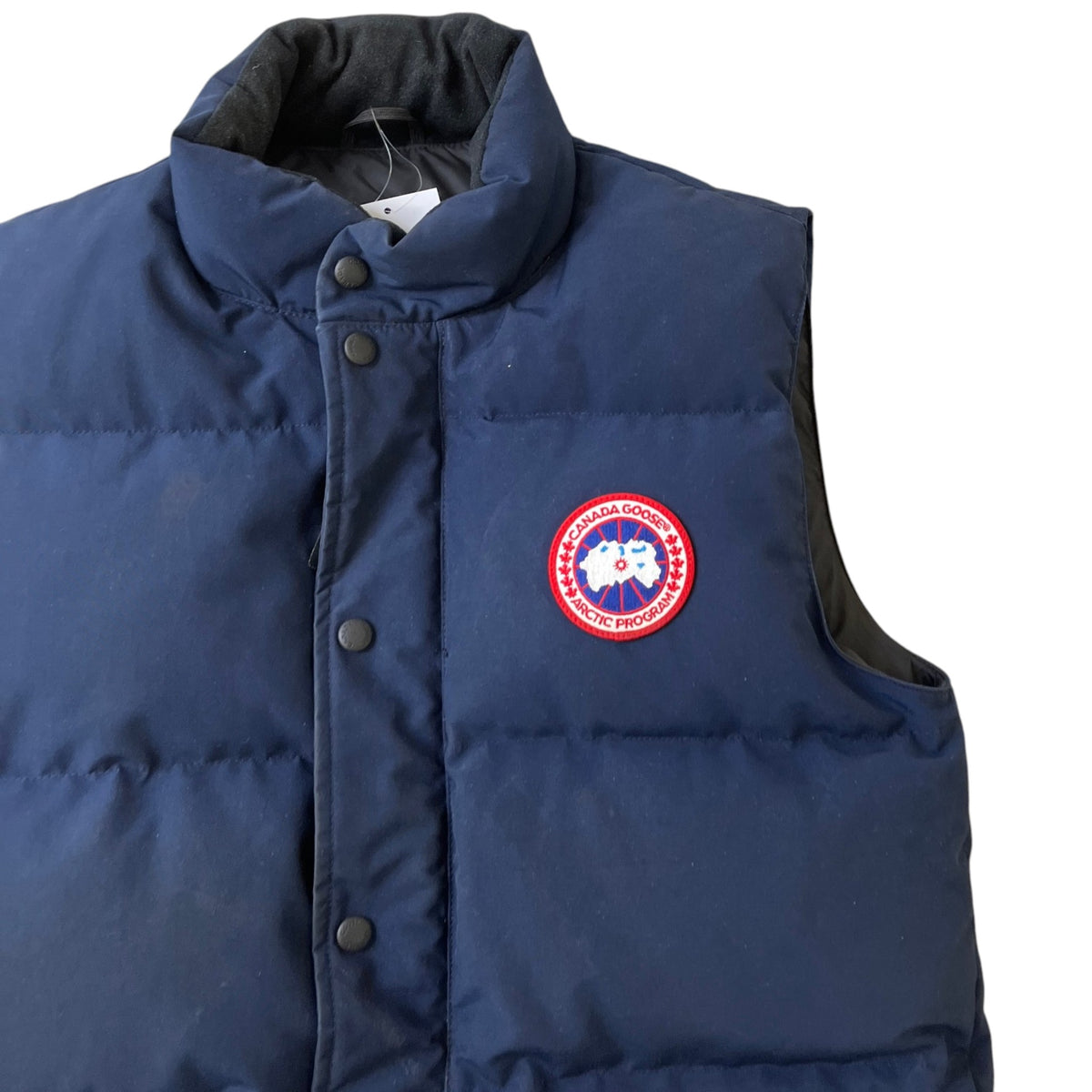 Men's Freestyle Crew Vest Gilet Navy Size S - Photo 6