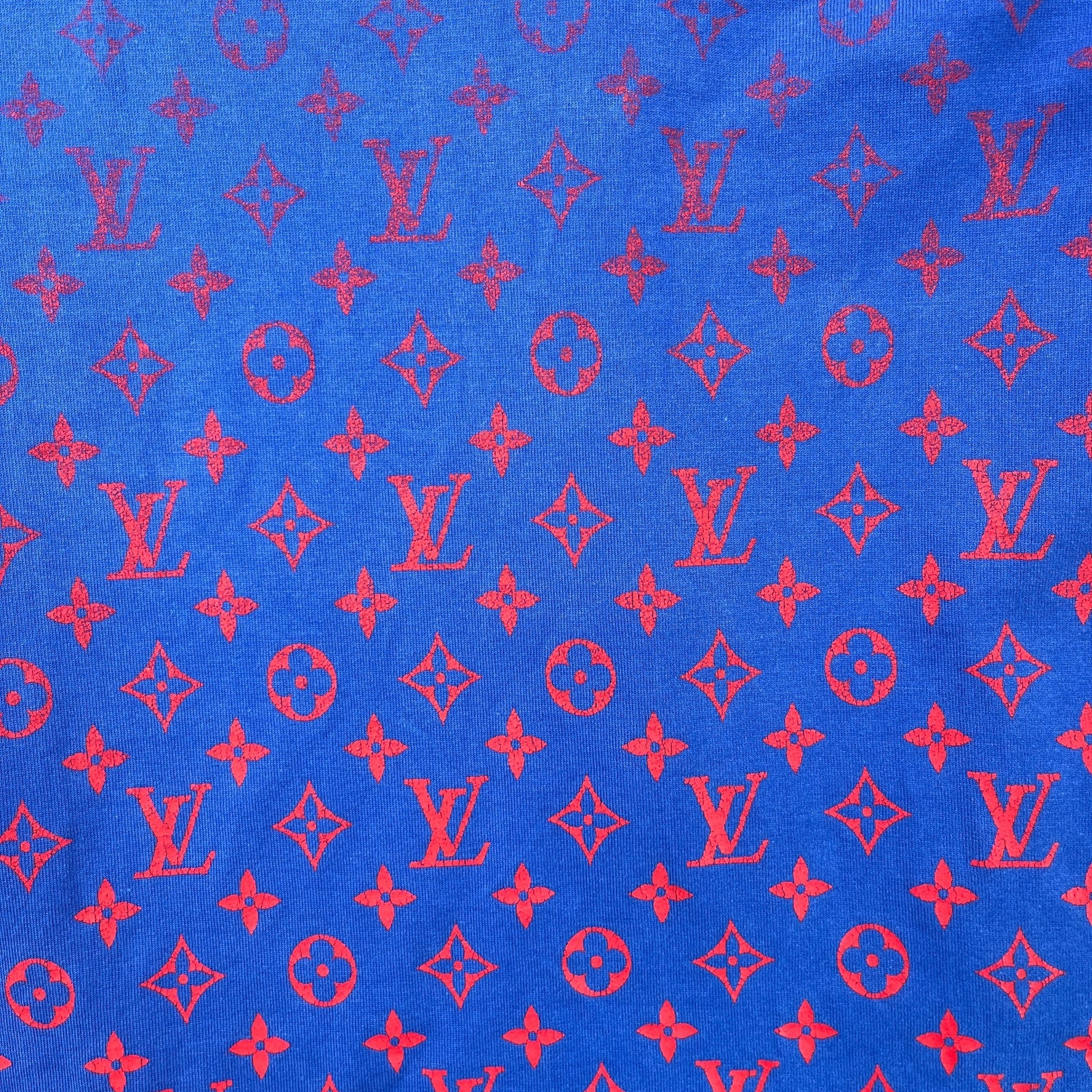 Men's Monogram Gradient T-Shirt Blue Size XS - Photo 6