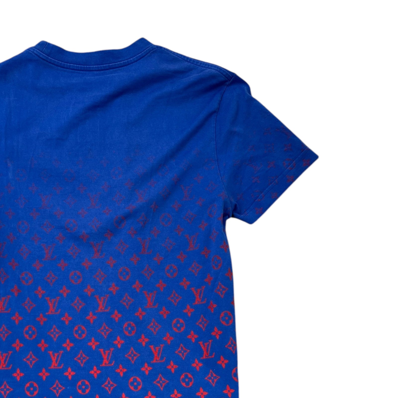 Men's Monogram Gradient T-Shirt Blue Size XS - Photo 4