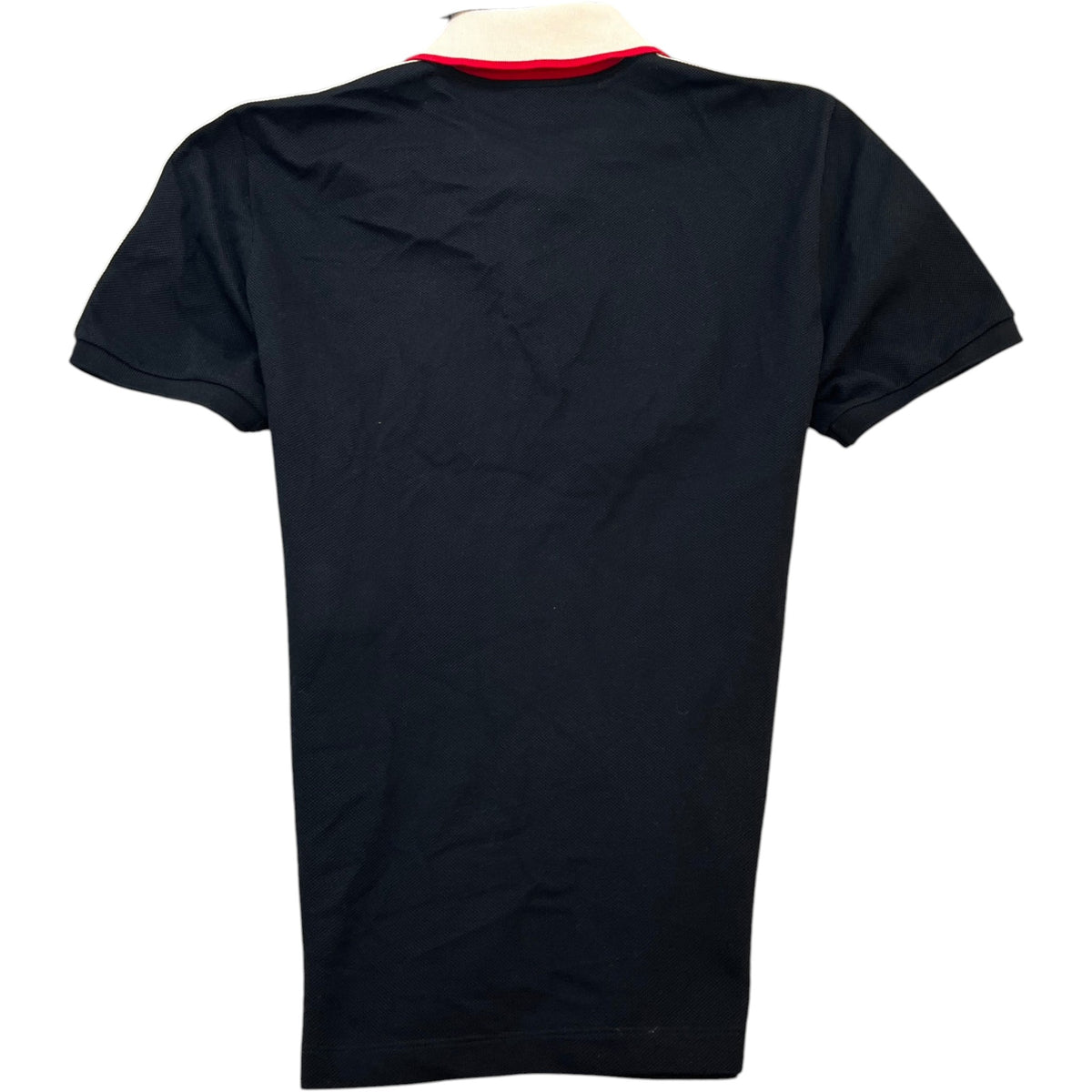 Men's Tape Logo Polo Shirt Black Size M - Photo 2