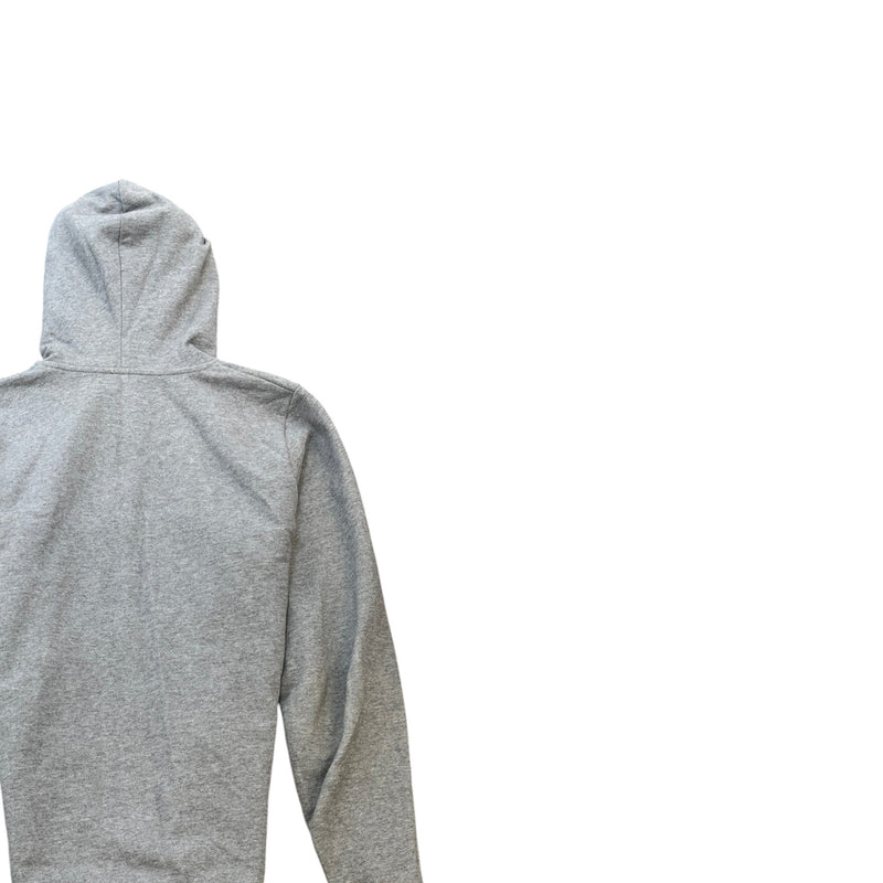 Men's Juniors Embossed Logo Hoodie Grey Size 16Y