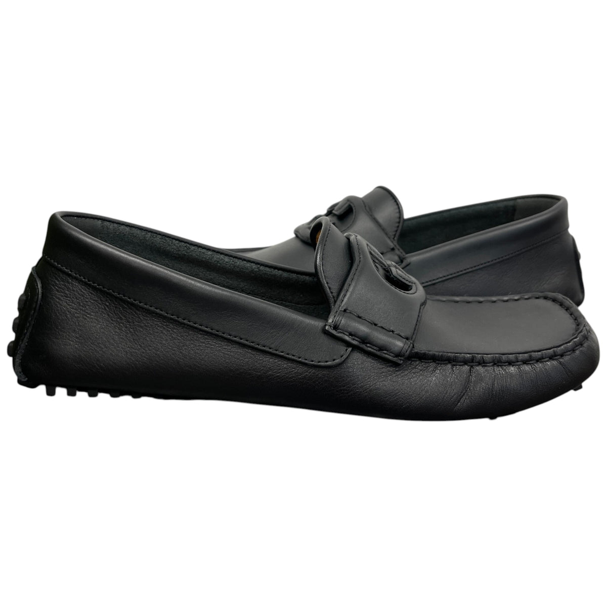 Men's GG Driving Loafers Black Size UK 6.5 / EU 40.5 - Photo 3