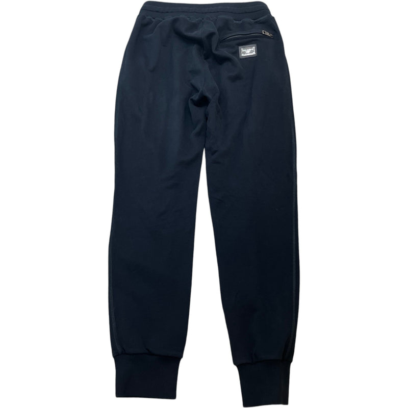 Men's Plaque Logo Joggers Navy Size IT 48 / UK 32