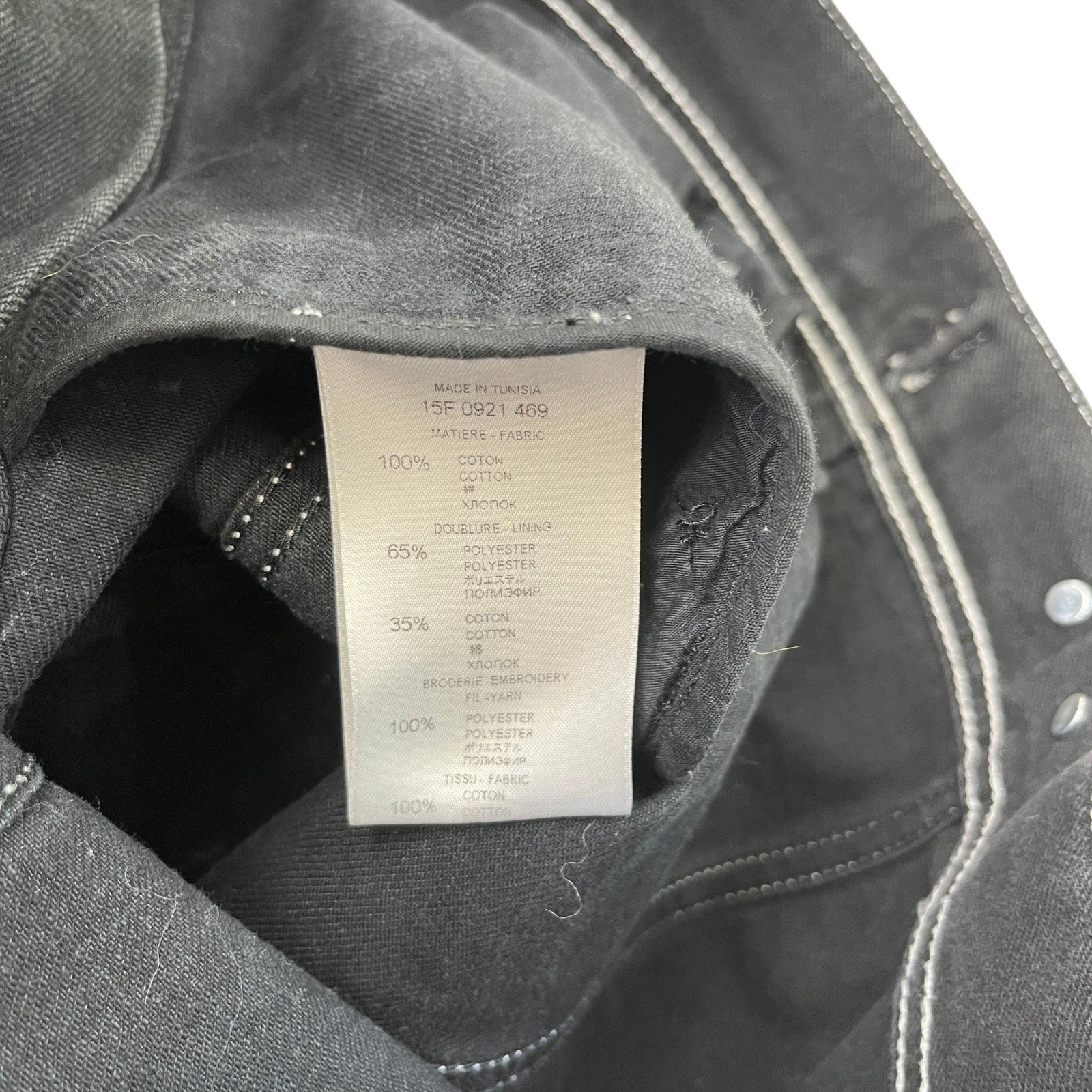 Men's Embroidered Stars Jacket Black Size M - Photo 8