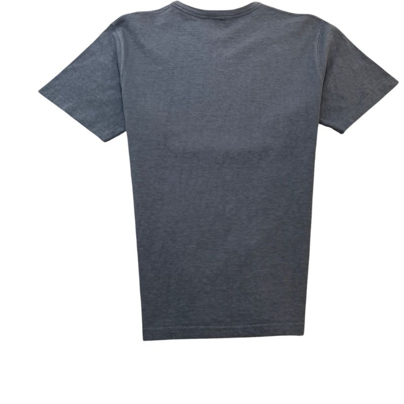 Men's Graffiti-Style Logo T-Shirt Grey Size XL
