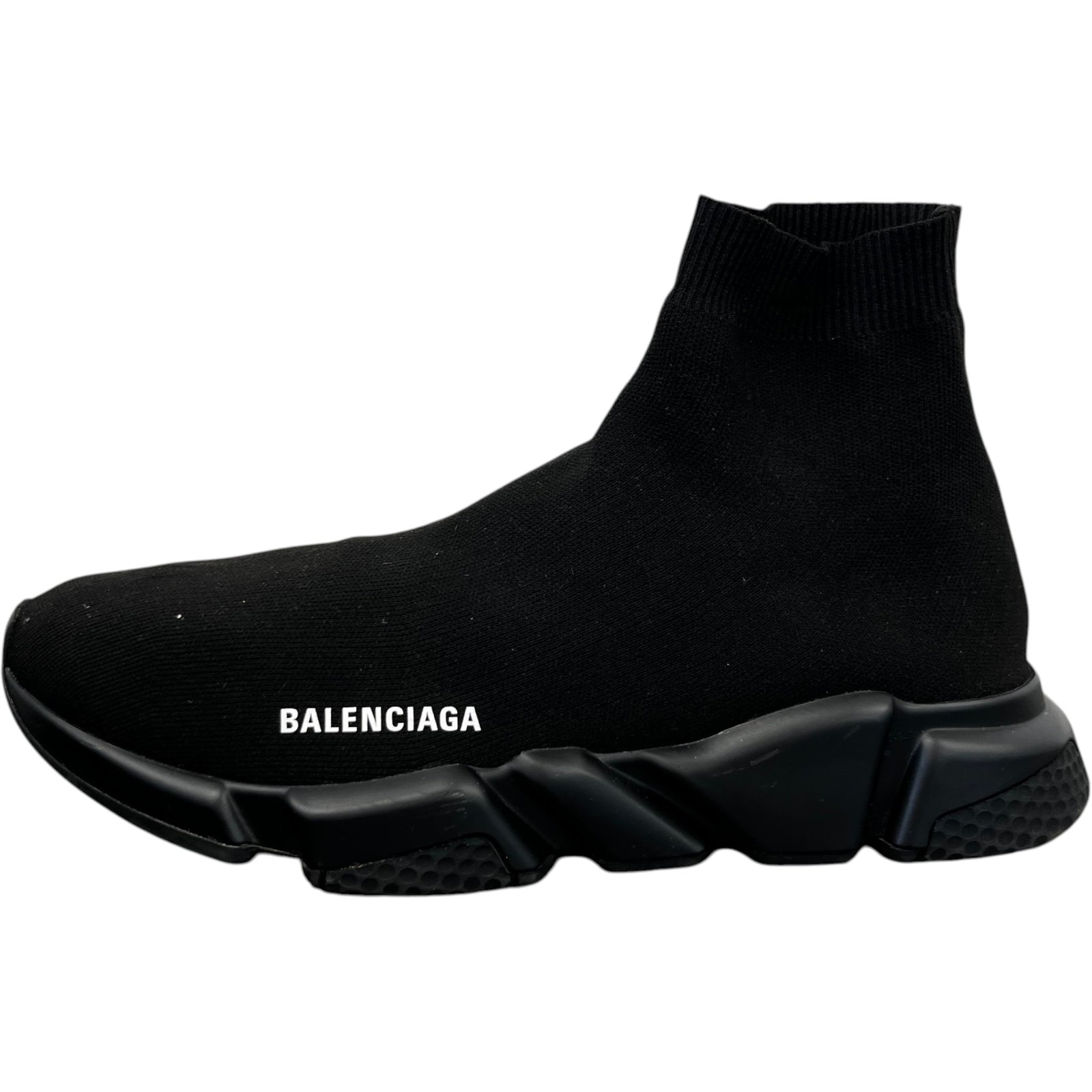 Men's Speed Sock High Trainers Black Size EU 44 / UK 10 - Photo 5