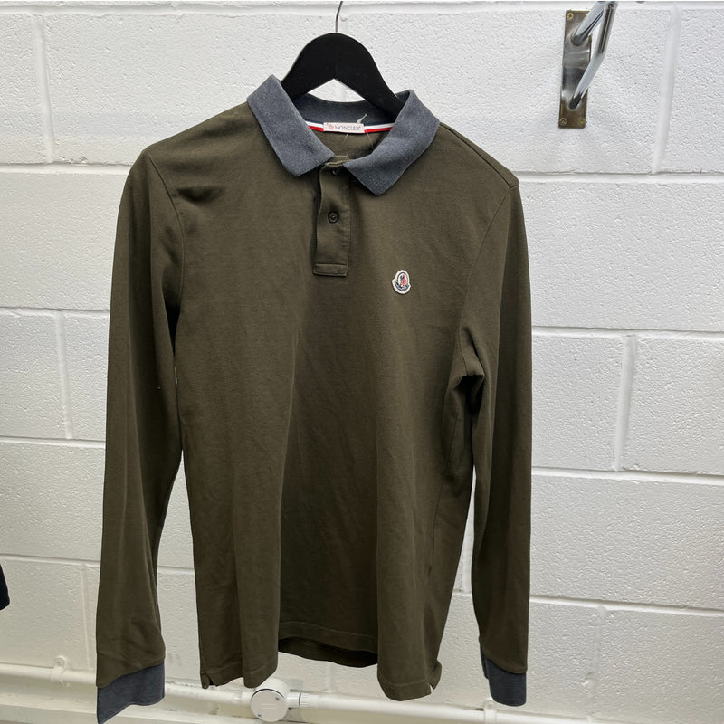 Men's Maglia Polo Shirt Khaki Size L