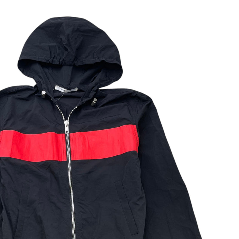 Men's Paris Logo Windbreaker Black Size S