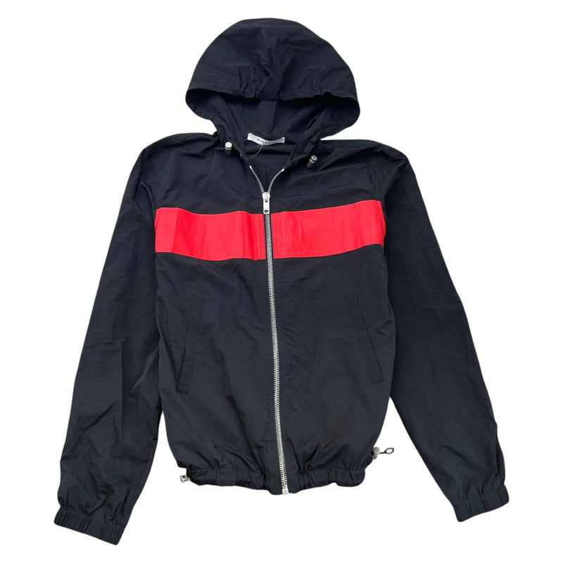 Men's Paris Logo Windbreaker Black Size S