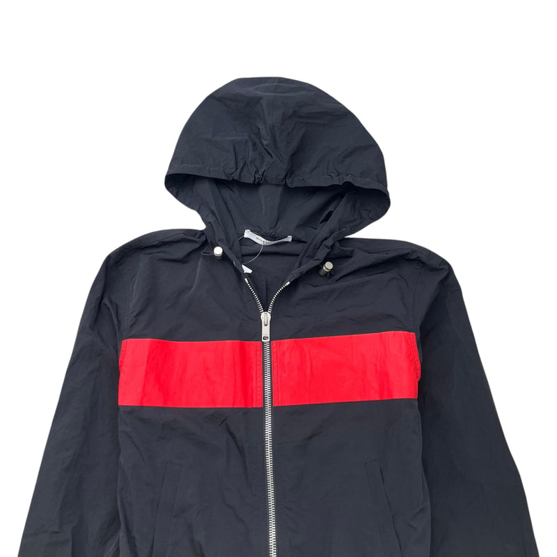 Men's Paris Logo Windbreaker Black Size S