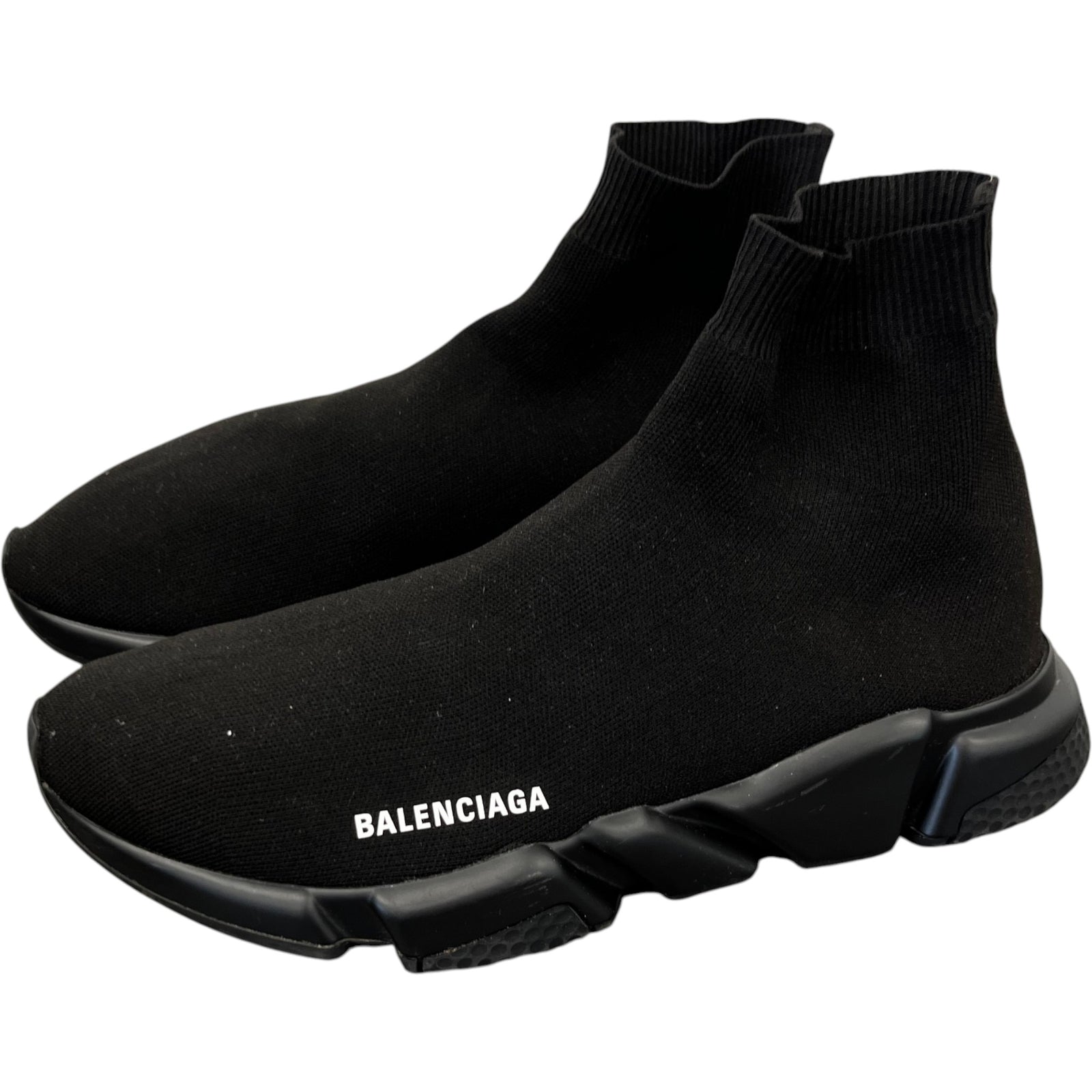 Men's Speed Sock High Trainers Black Size EU 44 / UK 10 - Photo 9