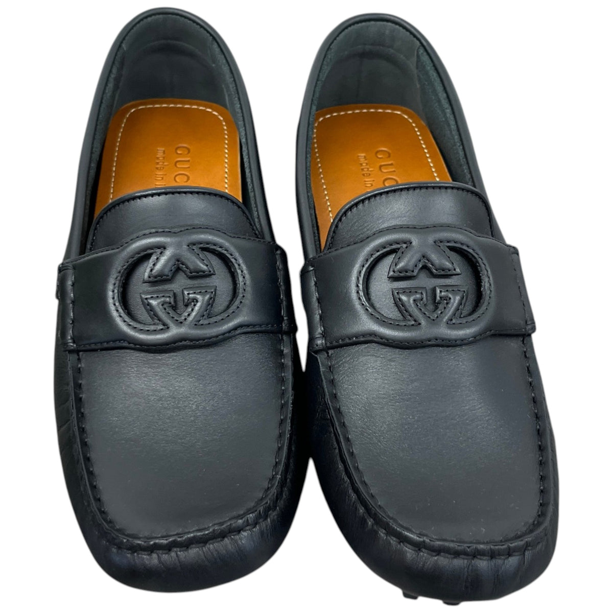 Men's GG Driving Loafers Black Size UK 6.5 / EU 40.5 - Photo 6