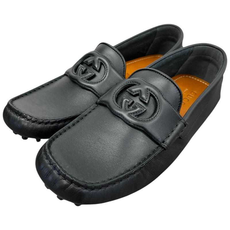 Men's GG Driving Loafers Black Size UK 6.5 / EU 40.5