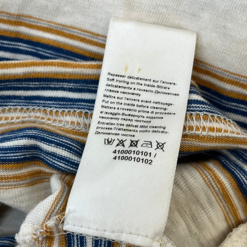 Men's Embroidered X Lanvin Paris T-Shirt Beige Size L