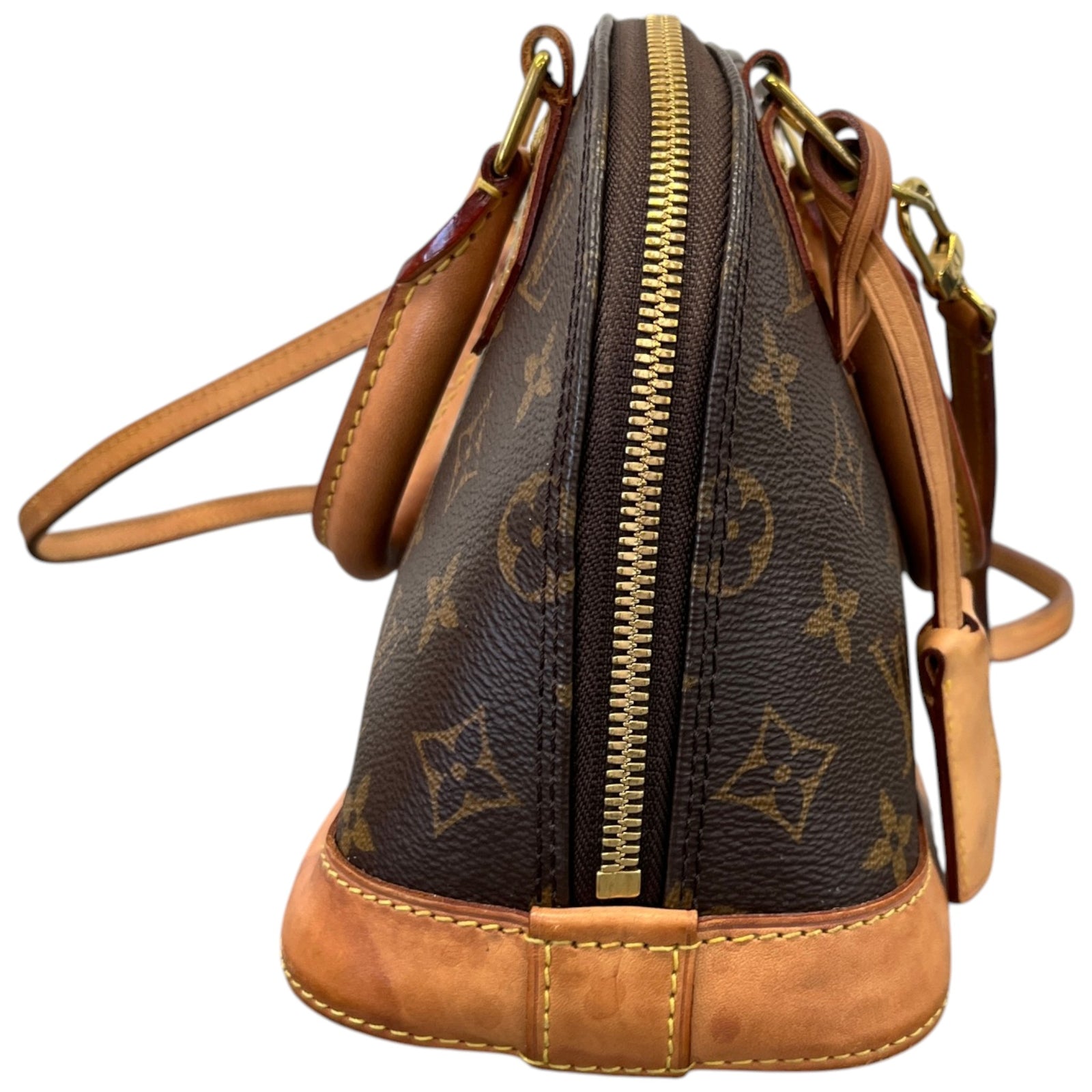 Women's Monogram Alma Bb Bag Brown - Photo 7