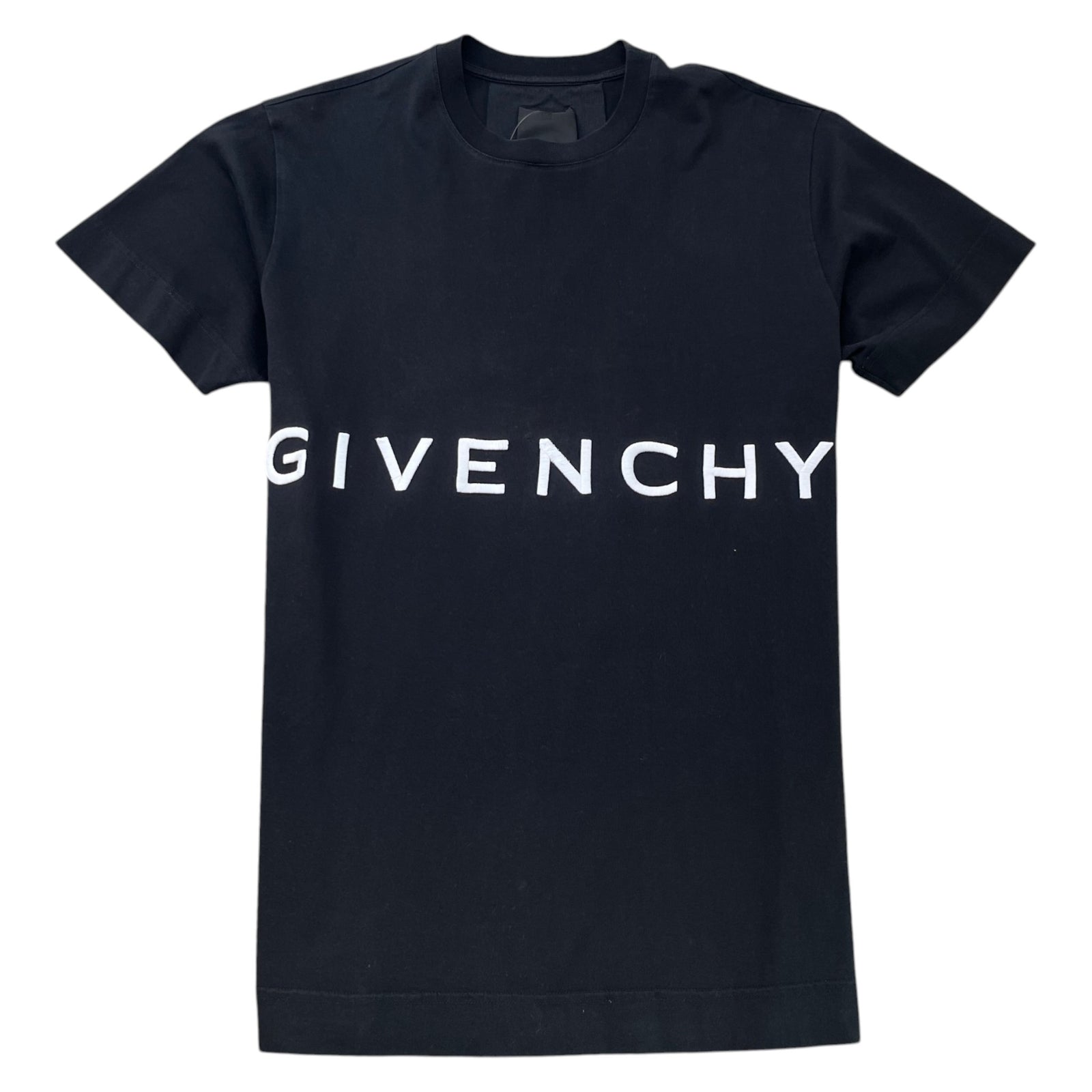 Men's Embroidered Logo T-Shirt Black Size XS - Photo 1