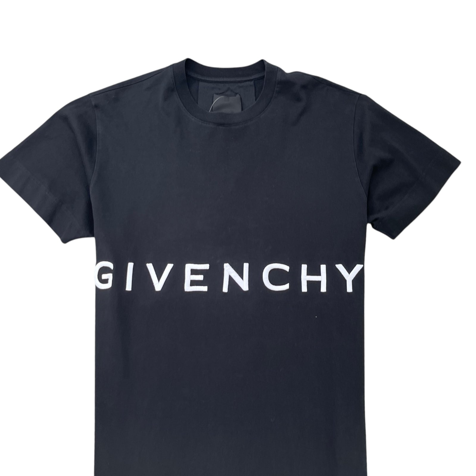 Men's Embroidered Logo T-Shirt Black Size XS - Photo 6