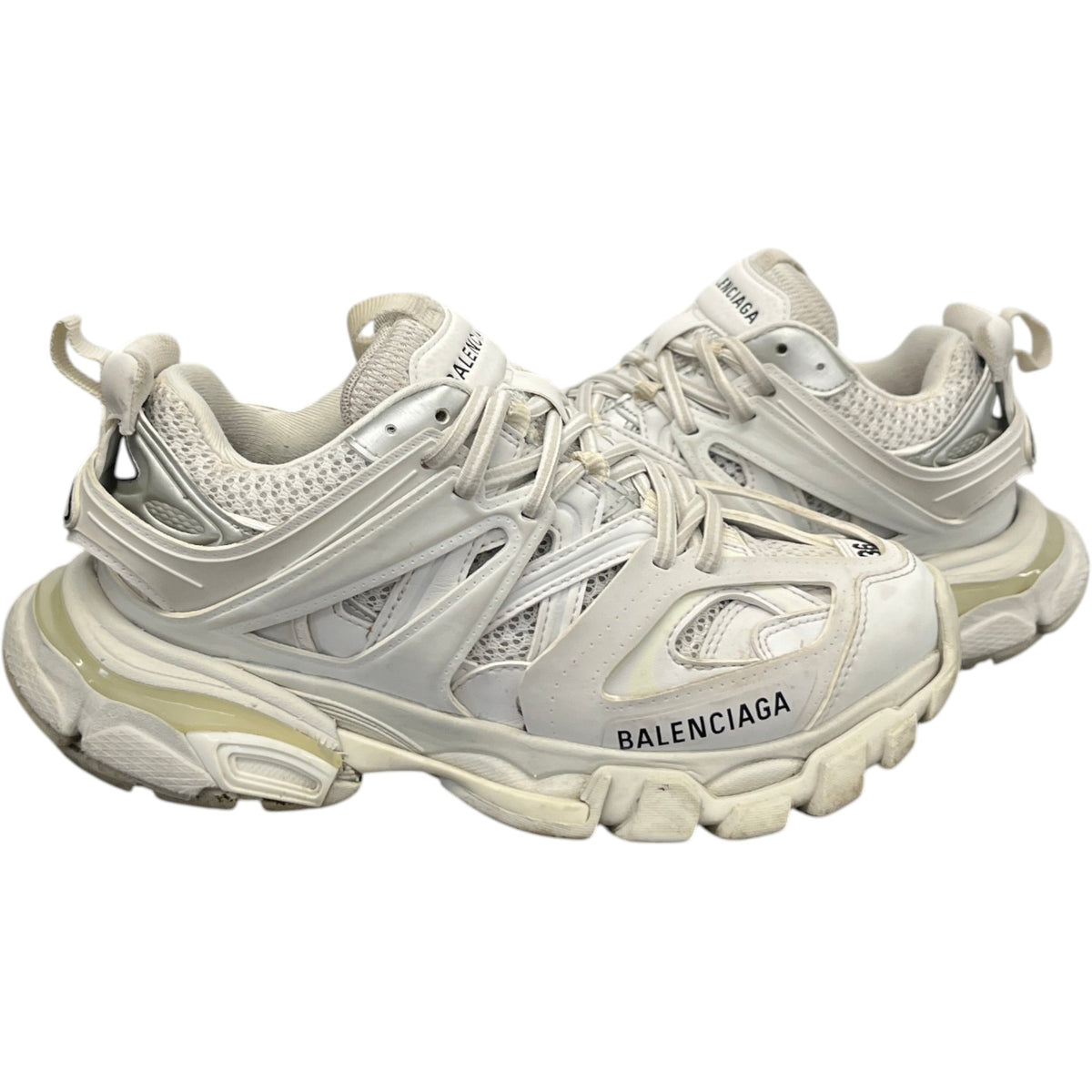 Women's Track Runner Low Trainers White Size UK 3 / EU 36 - Photo 3