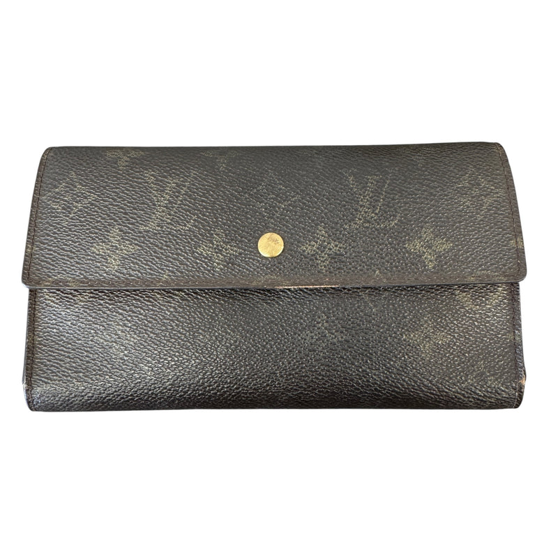Women's Monogram Sarah Wallet Brown