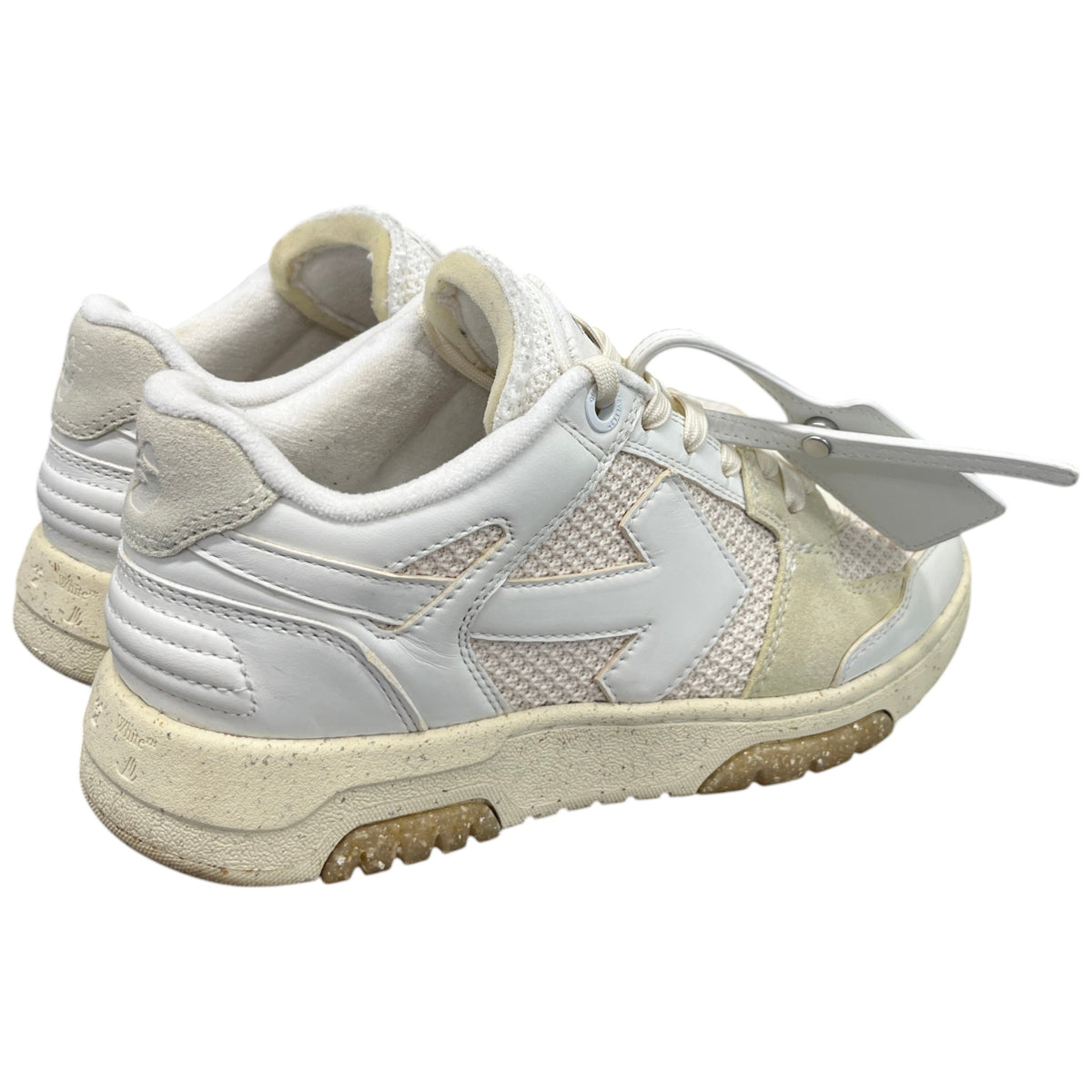 Men's Out Of Office Low Trainers White Size UK 6 / EU 40 - Photo 8