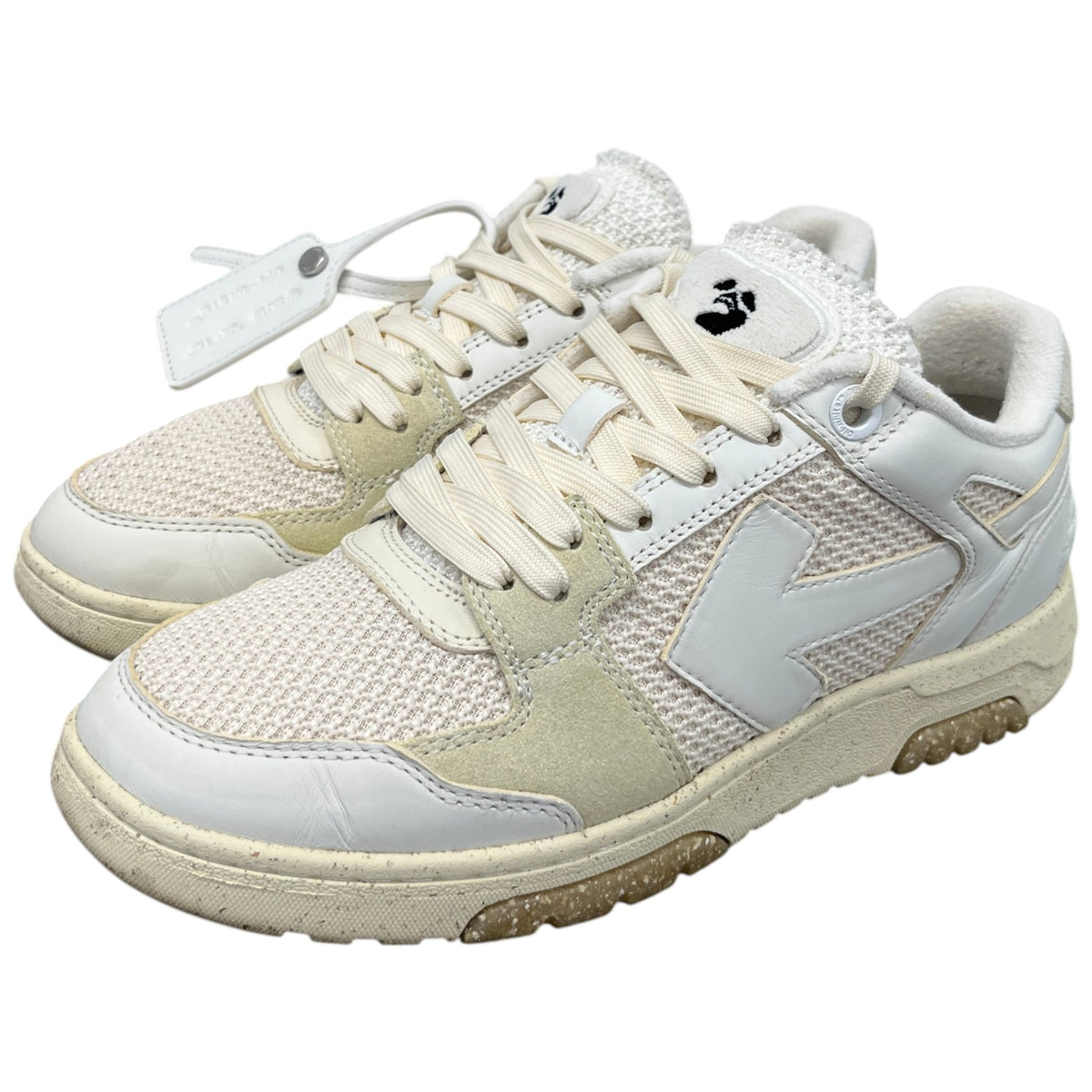 Men's Out Of Office Low Trainers White Size UK 6 / EU 40 - Photo 9