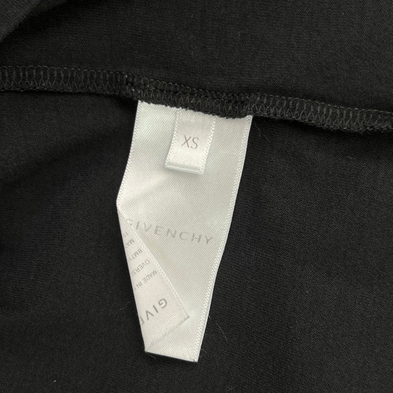 Men's Embroidered Logo T-Shirt Black Size XS