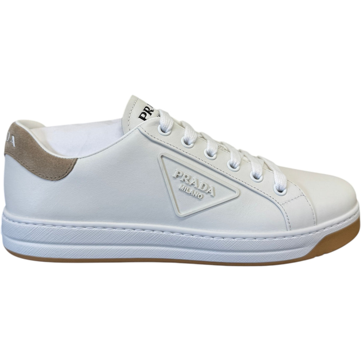 Women's Soft Scamosciato Low Trainers White Size UK 4.5 / EU 37.5 - Photo 1