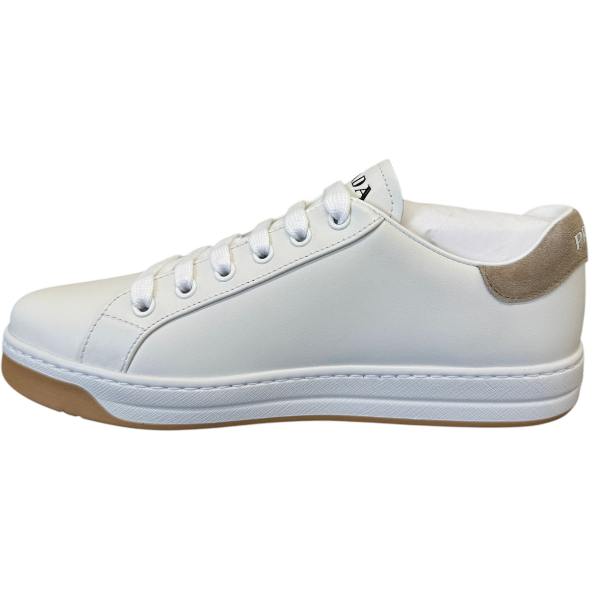 Women's Soft Scamosciato Low Trainers White Size UK 4.5 / EU 37.5 - Photo 2