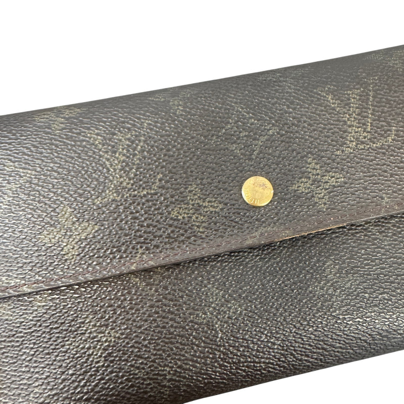 Women's Monogram Sarah Wallet Brown