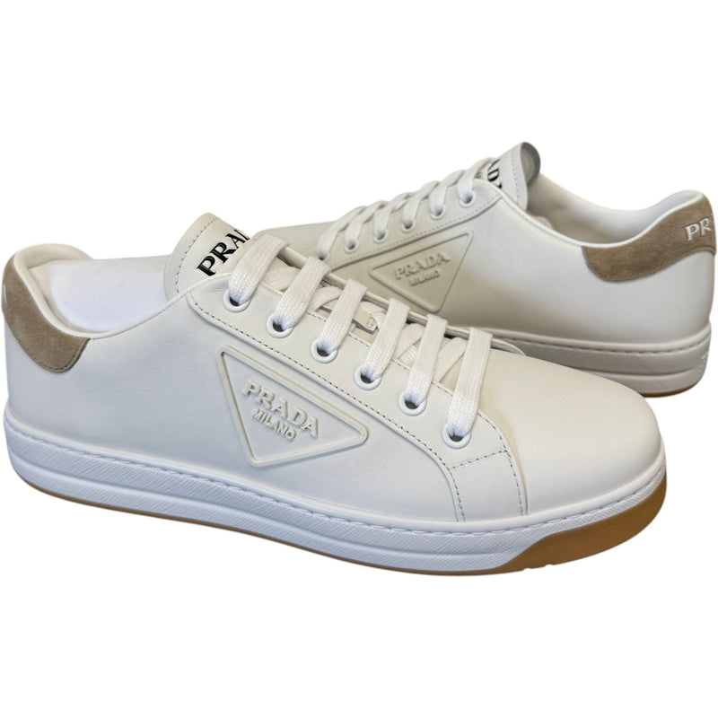 Women's Soft Scamosciato Low Trainers White Size UK 4.5 / EU 37.5